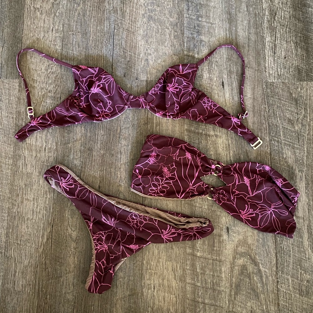 ACACIA SWIMWEAR NEON PARADISE SET